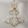 Sale Pamono Maria Theresa Gold-Plated Swarovski Chandelier, 1950