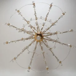 Sale Pamono Maria Theresa Gold-Plated Swarovski Chandelier, 1950