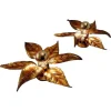 Sale Pamono Massive Flower Wall Lights, Belgium, 1970, Set of 2