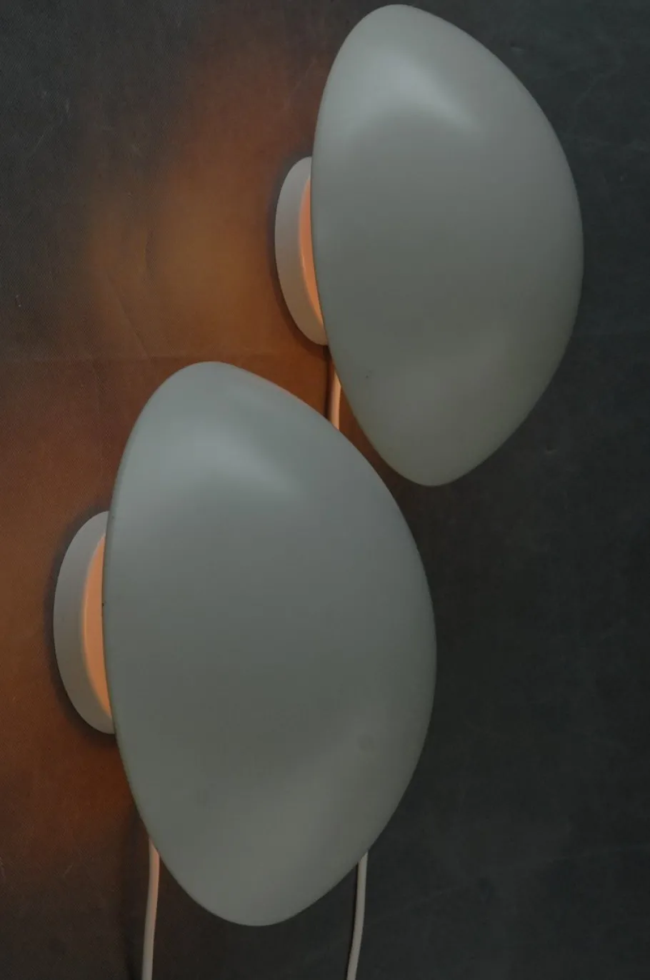 Clearance Pamono Maxi PH Hat Wall Lamps by Poul Henningsen for Louis Poulsen, 1970s, Set of 2