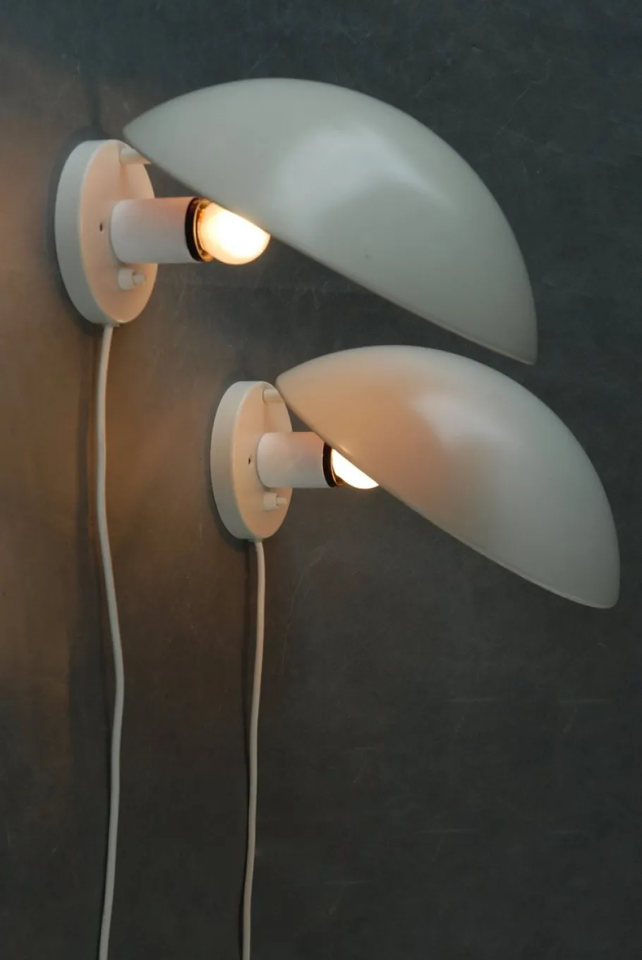 Clearance Pamono Maxi PH Hat Wall Lamps by Poul Henningsen for Louis Poulsen, 1970s, Set of 2
