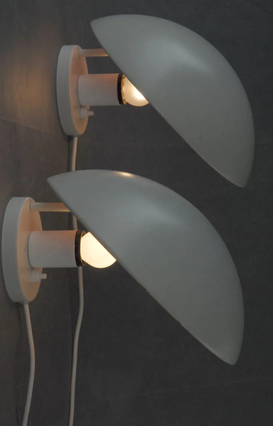 Clearance Pamono Maxi PH Hat Wall Lamps by Poul Henningsen for Louis Poulsen, 1970s, Set of 2