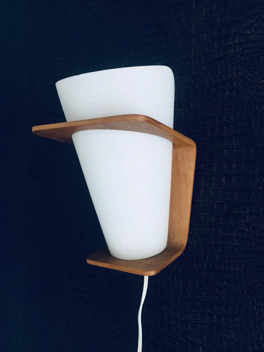 New Pamono MCM Wall Lamp Nx 41 by Louis Kalff for Philips, Holland. 1960s