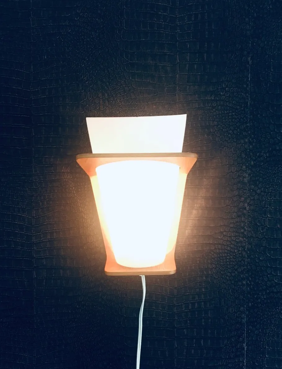New Pamono MCM Wall Lamp Nx 41 by Louis Kalff for Philips, Holland. 1960s