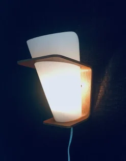 New Pamono MCM Wall Lamp Nx 41 by Louis Kalff for Philips, Holland. 1960s