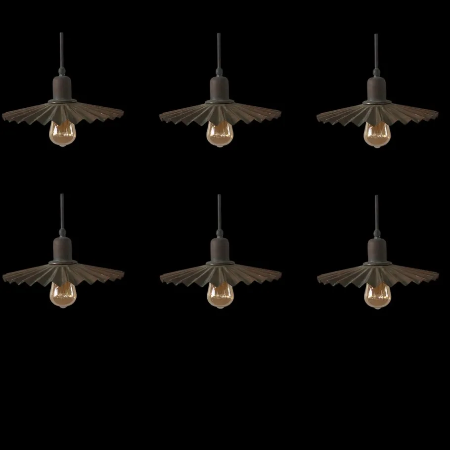 Best Pamono Mediteranian Style Venetian Restaurant Pendant Lamps, Mestre, Italy, Set of 6