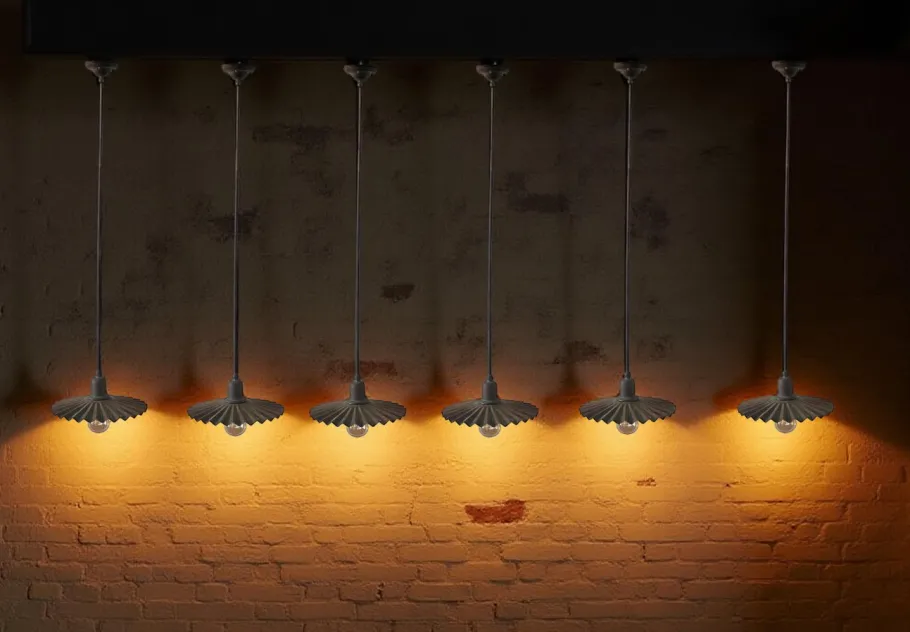 Best Pamono Mediteranian Style Venetian Restaurant Pendant Lamps, Mestre, Italy, Set of 6