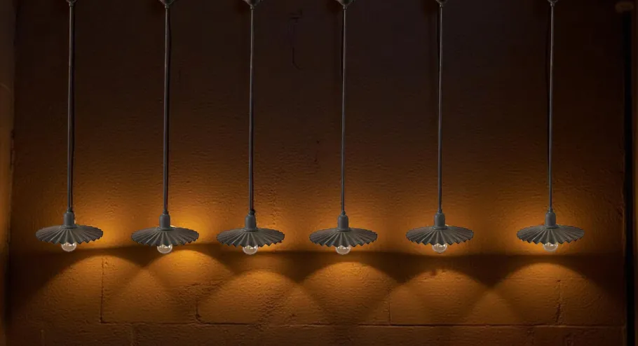 Best Pamono Mediteranian Style Venetian Restaurant Pendant Lamps, Mestre, Italy, Set of 6