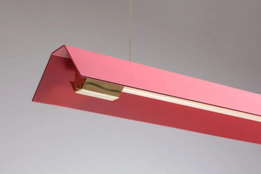 New Pamono Medium Misalliance Pink Suspended Light by Lexavala