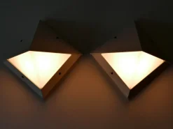 Best Pamono Medium Outdoor Wall Lamps from Bega, Germany, 1980s, Set of 2