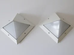 Best Pamono Medium Outdoor Wall Lamps from Bega, Germany, 1980s, Set of 2