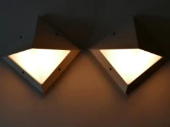 Best Pamono Medium Outdoor Wall Lamps from Bega, Germany, 1980s, Set of 2