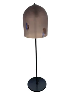 Sale Pamono Medusa Floor Lamp in Murano Glass and Black Metal attributed to Alfredo Barbini, 1960s