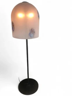 Sale Pamono Medusa Floor Lamp in Murano Glass and Black Metal attributed to Alfredo Barbini, 1960s