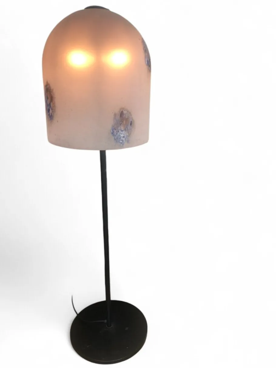 Sale Pamono Medusa Floor Lamp in Murano Glass and Black Metal attributed to Alfredo Barbini, 1960s
