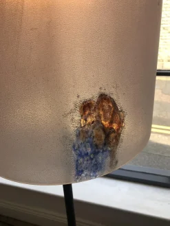 Sale Pamono Medusa Floor Lamp in Murano Glass and Black Metal attributed to Alfredo Barbini, 1960s