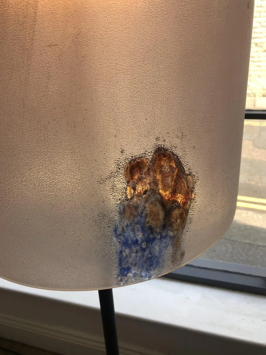 Sale Pamono Medusa Floor Lamp in Murano Glass and Black Metal attributed to Alfredo Barbini, 1960s