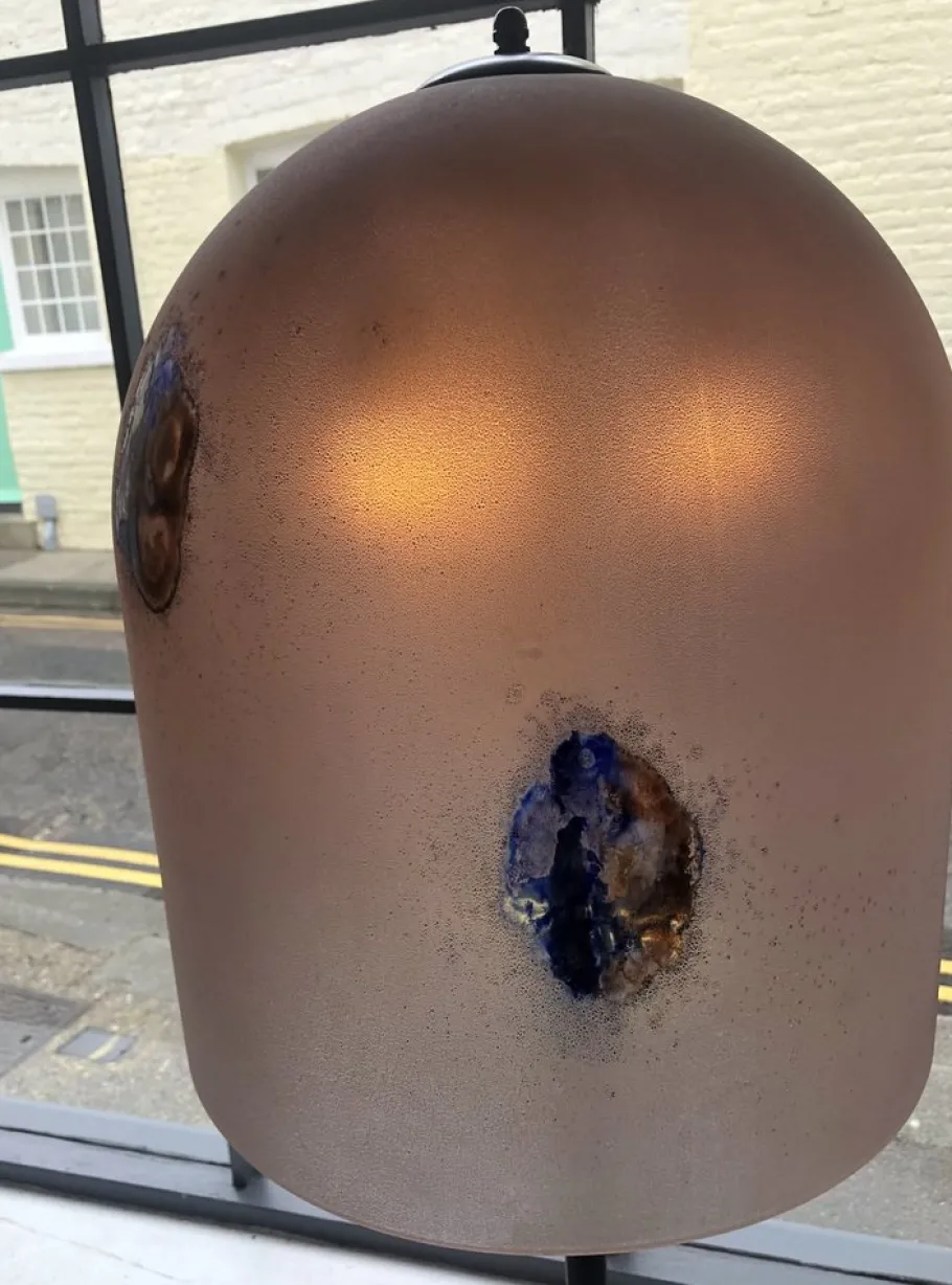 Sale Pamono Medusa Floor Lamp in Murano Glass and Black Metal attributed to Alfredo Barbini, 1960s