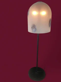 Sale Pamono Medusa Floor Lamp in Murano Glass and Black Metal attributed to Alfredo Barbini, 1960s