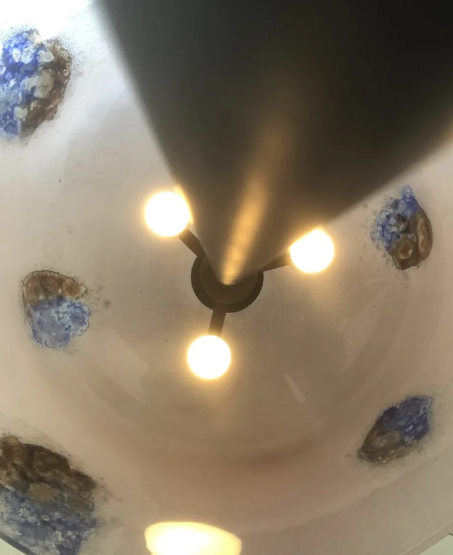 Sale Pamono Medusa Floor Lamp in Murano Glass and Black Metal attributed to Alfredo Barbini, 1960s