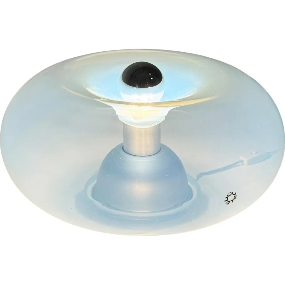 Outlet Pamono Medusa Table Lamp in Pearlescent Murano Glass attributed to Nason for Leucos, Italy, 1960s