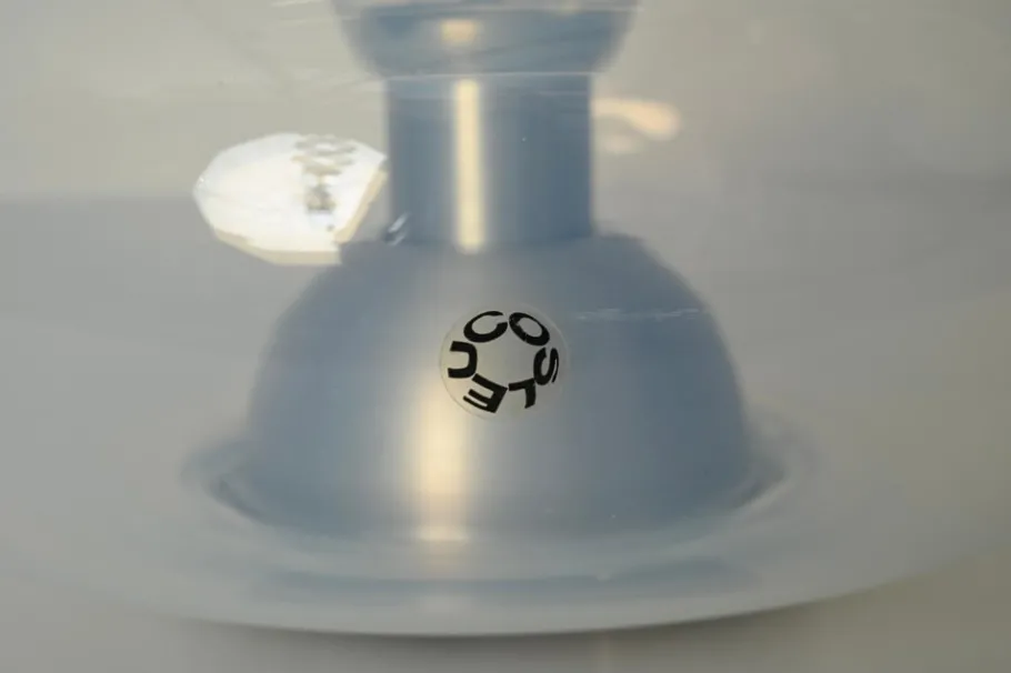 Outlet Pamono Medusa Table Lamp in Pearlescent Murano Glass attributed to Nason for Leucos, Italy, 1960s