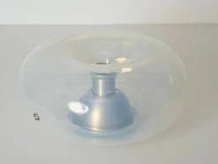 Outlet Pamono Medusa Table Lamp in Pearlescent Murano Glass attributed to Nason for Leucos, Italy, 1960s