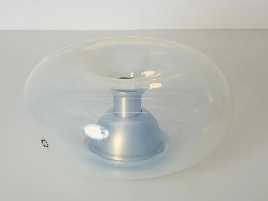 Outlet Pamono Medusa Table Lamp in Pearlescent Murano Glass attributed to Nason for Leucos, Italy, 1960s