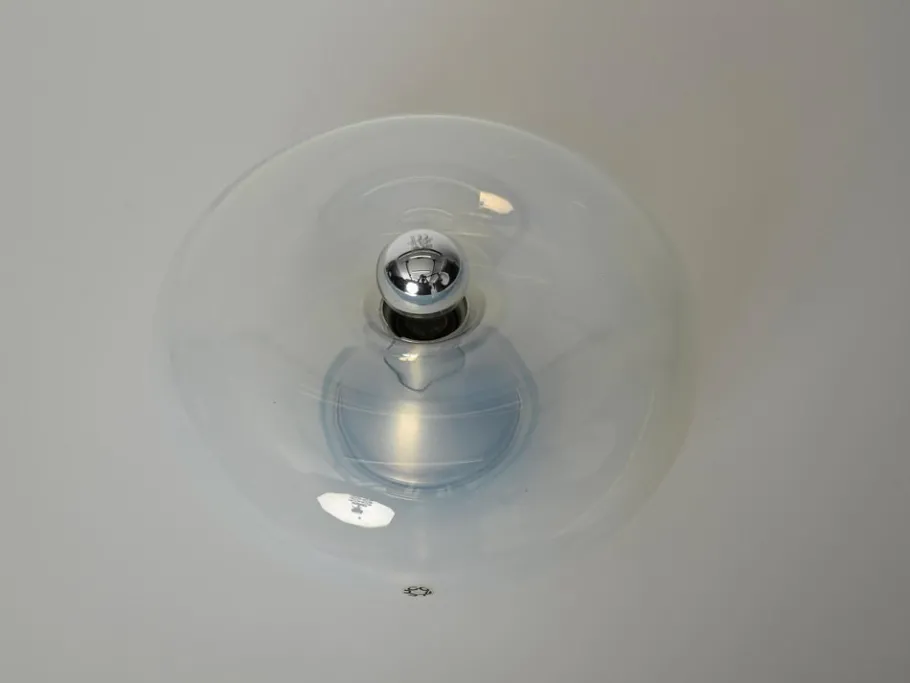 Outlet Pamono Medusa Table Lamp in Pearlescent Murano Glass attributed to Nason for Leucos, Italy, 1960s