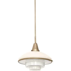 Hot Pamono Megaphos Hanging Lamp in Nickel Plated Metal by C.F. Otto Müller, 1932