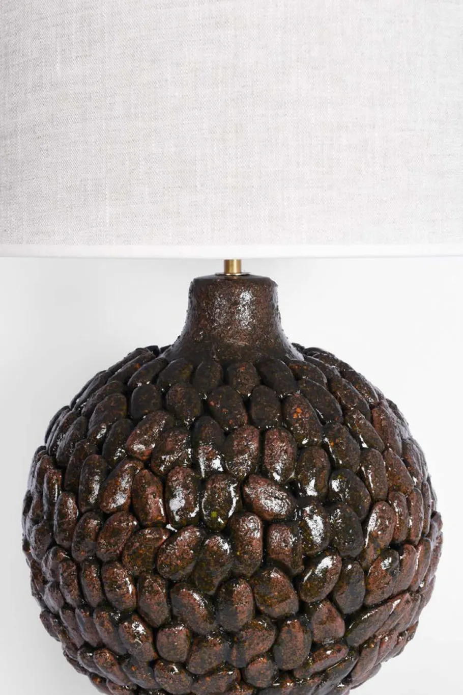 Best Pamono Melides Brown Lamp by Barracuda Interiors