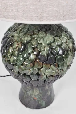 Hot Pamono Melides Green and Black Lamp by Barracuda Interiors