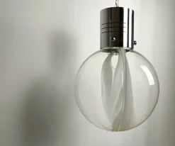 Sale Pamono Membrana Ceiling Lamp in Murano Glass by Toni Zuccheri for Venini, 1960s