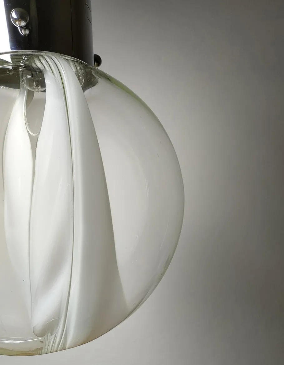 Sale Pamono Membrana Ceiling Lamp in Murano Glass by Toni Zuccheri for Venini, 1960s