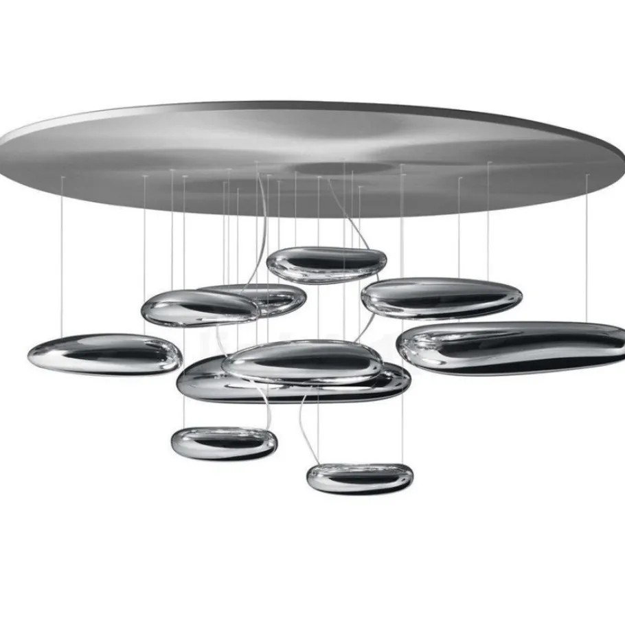 Clearance Pamono Mercury Xl Pendant Lamp in Chrome by Ross Lovegrove for Artemide