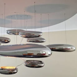 Clearance Pamono Mercury Xl Pendant Lamp in Chrome by Ross Lovegrove for Artemide