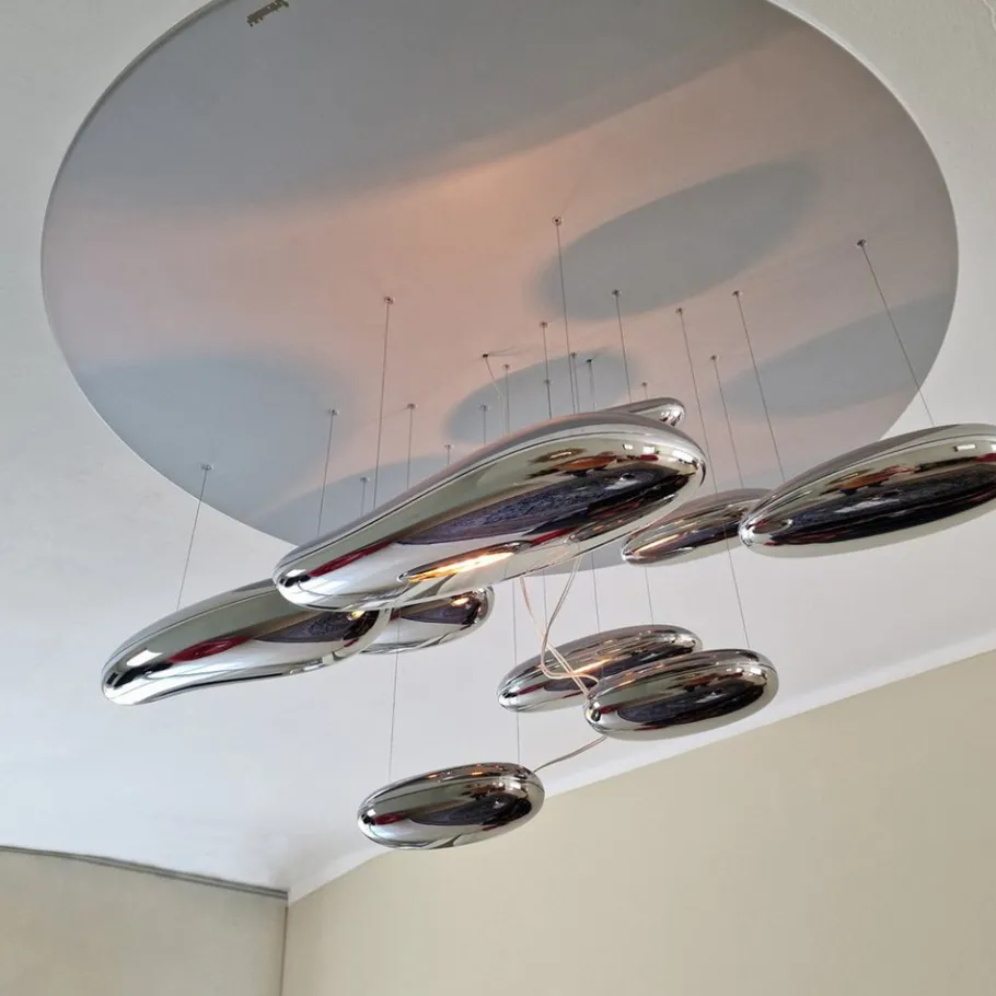 Clearance Pamono Mercury Xl Pendant Lamp in Chrome by Ross Lovegrove for Artemide