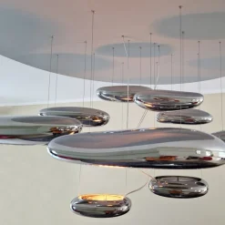 Clearance Pamono Mercury Xl Pendant Lamp in Chrome by Ross Lovegrove for Artemide