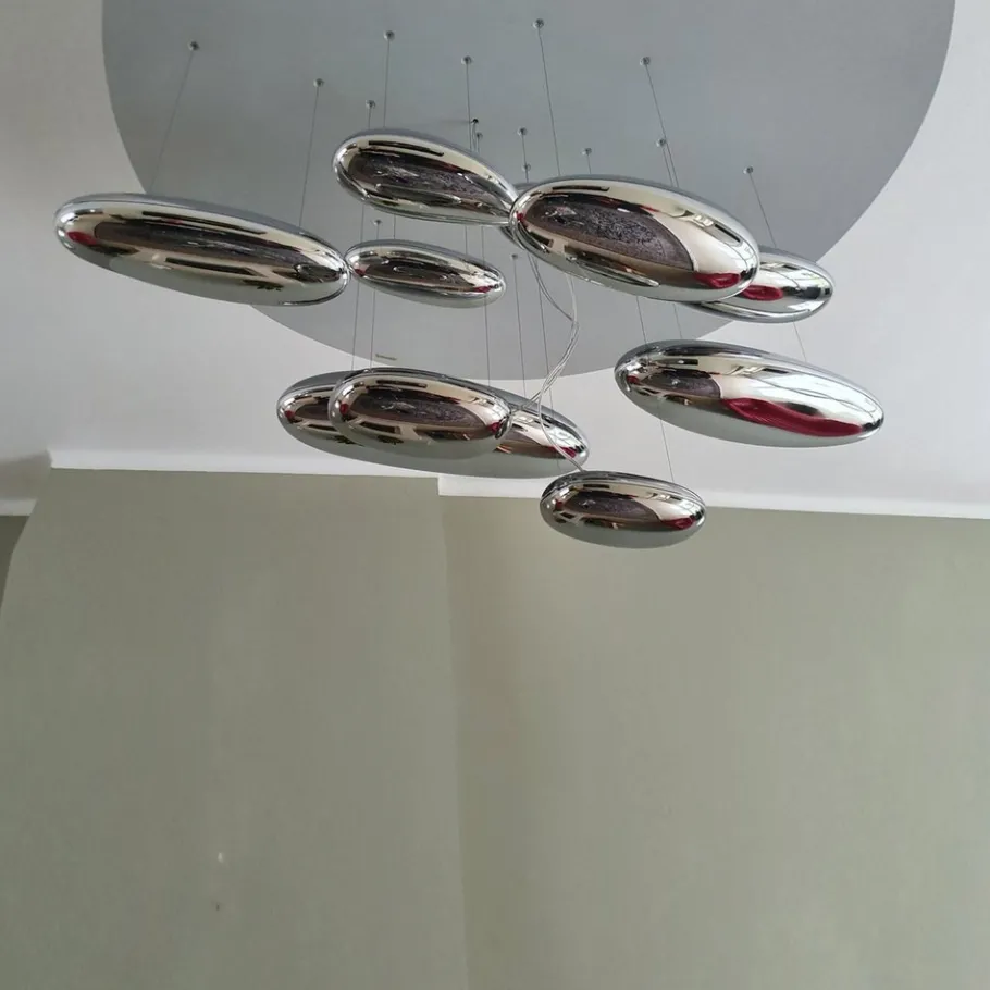 Clearance Pamono Mercury Xl Pendant Lamp in Chrome by Ross Lovegrove for Artemide