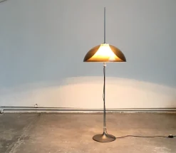 Discount Pamono Metal & Plastic Floor Lamp by Gino Sarfatti for Gepo, 1970s