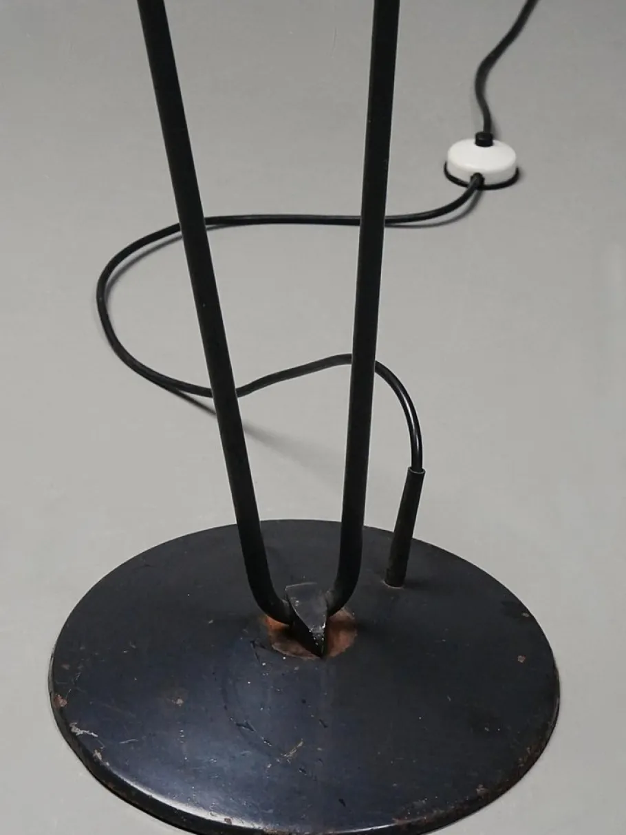 Sale Pamono Metal and Brass Floor Lamp attributed to Carl Moor for BAG Turgi, Switzerland, 1950s