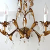Discount Pamono Metal and Crystal Wall Lamp by Lucienne Monique Firenze, 1960s