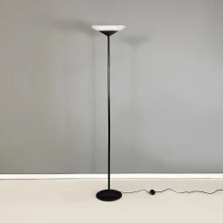 Sale Pamono Metal and Glass Floor Lamp by Vincenzo Missanelli for Ladue, 1980s