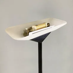 Sale Pamono Metal and Glass Floor Lamp by Vincenzo Missanelli for Ladue, 1980s