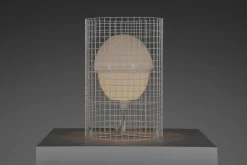 Pamono Metal and Glass Model 1102 Floor Lamp by Gino Sarfatti for Arteluce, 1971