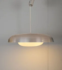 Sale Pamono Metal Chandelier by Pirro Cuniberti for Sirrah, Italy, 1972