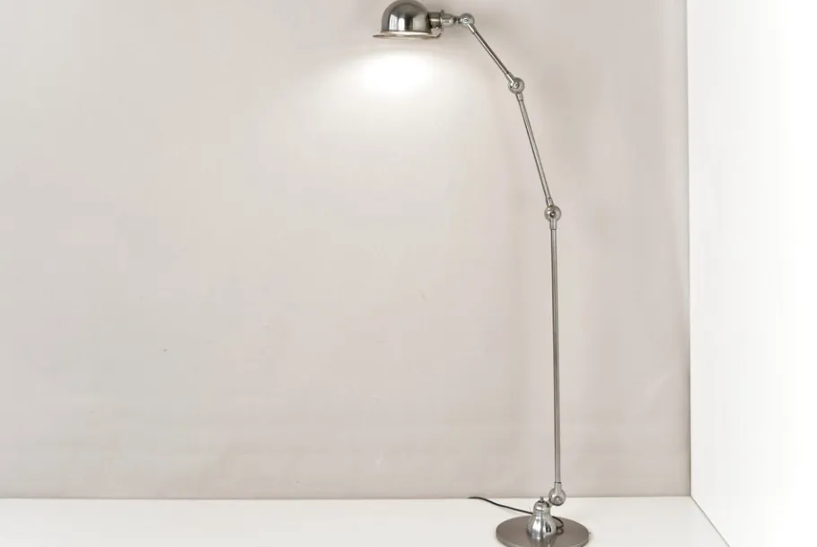 Discount Pamono Metal Floor Lamp by Jean-Louis Domecq for Jieldé, France, 1952