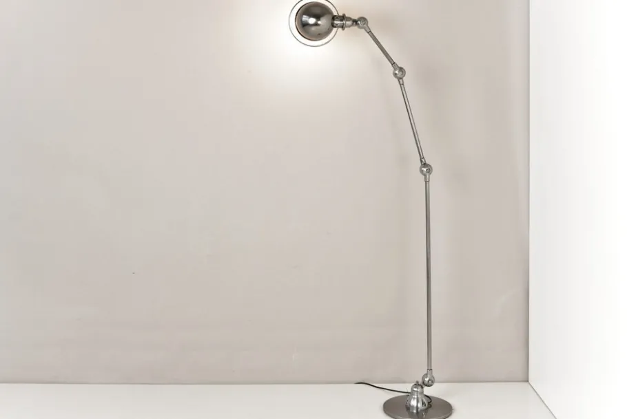 Discount Pamono Metal Floor Lamp by Jean-Louis Domecq for Jieldé, France, 1952