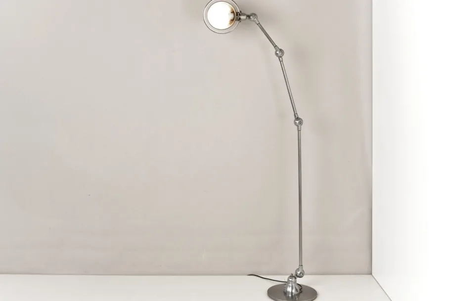 Discount Pamono Metal Floor Lamp by Jean-Louis Domecq for Jieldé, France, 1952