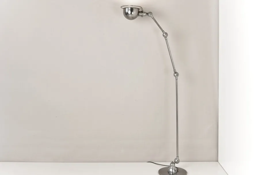 Discount Pamono Metal Floor Lamp by Jean-Louis Domecq for Jieldé, France, 1952